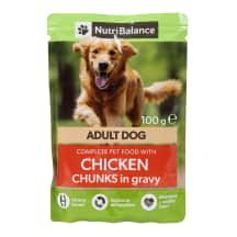 Šunų ėdalas su višt. gab. NUTRIBALANCE, 100 g