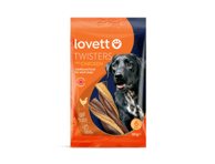 Šunų kramtalai LOVETT TWISTER su paukšt., 120 g, 6 vnt
