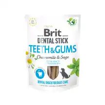 Šunų skan. BRIT DENTAL, ramun., šalav., 251 g