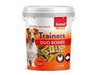 Šunų skanėstai SANAL TRAINERS DUO BONES, 300 g