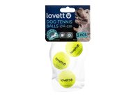 Šunų teniso kamuol, LOVETT, 3vnt, 4 cm