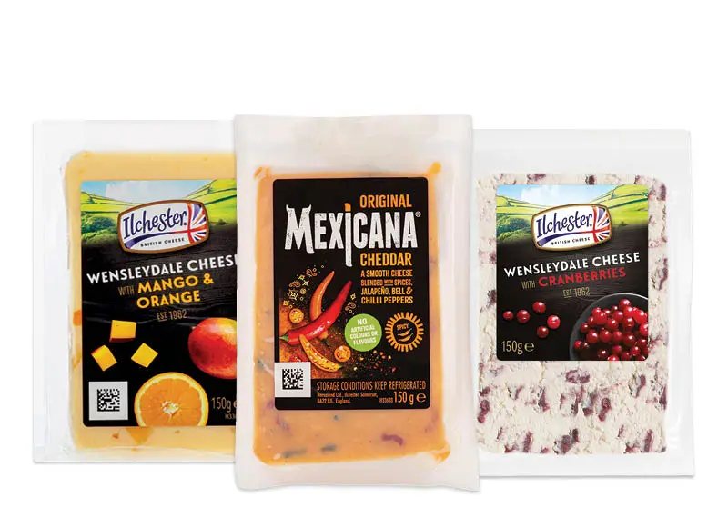 Sūriams ILCHESTER WENSLEYDALE ir MEXICANA, 150 g