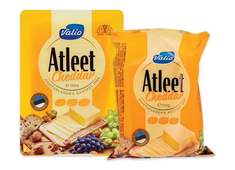 Sūriams VALIO ATLEET CHEDDAR, 150 g