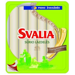 Sūrio lazdelės SVALIA, 40% RSM, po, 260 g, 13 vnt