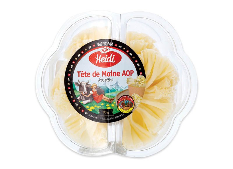 Sūrio roželės TETE DE MOINE HEIDI, 95 g