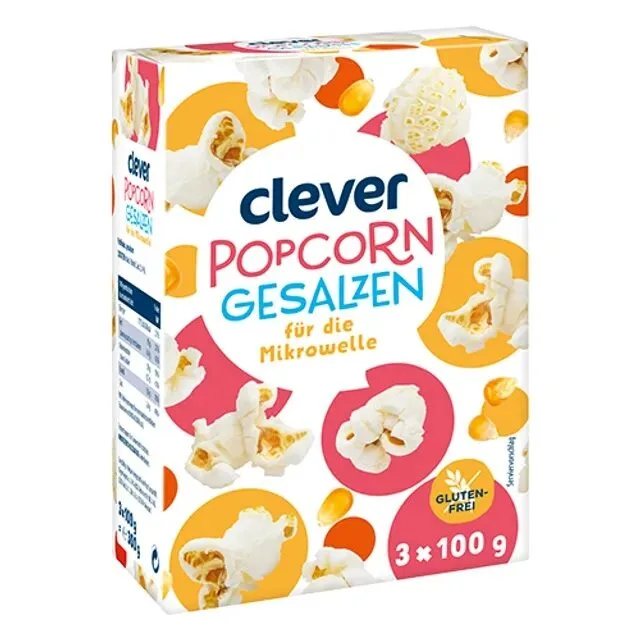 Sūrūs spragėsiai CLEVER, 3 x 100 g