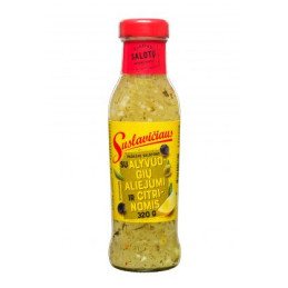 SUSLAVIČIAUS padažas salotoms su alyvuogių aliejumi, 320 g