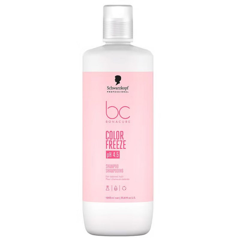 Švelnus šampūnas dažytiems plaukams Schwarzkopf Professional BC Bonacure Color Freeze Shampoo, 1000 ml