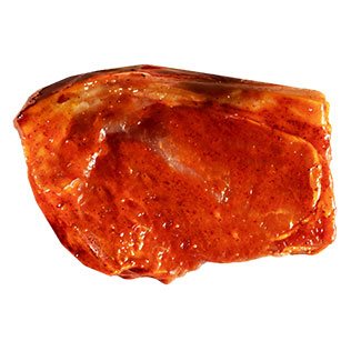 Sver. kiaulienos nugarinė su kaulu chipotle marinate, 1 kg