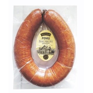 Sveriama PONIŲ karštai rūkyta dešra, 1 kg