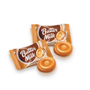 Sveriami saldainiai BUTTER MILK, 1 kg