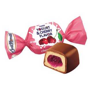 Sveriami saldainiai CANDY YOGHURT CHERRY, 1 kg