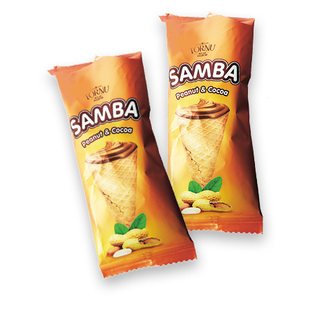 Sveriami vafliai SAMBA PEANUT & COCOA, 1 kg