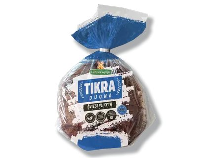 Šviesi plikyta duona Tikra, 500 g