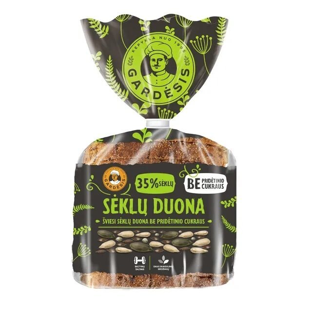 Šviesi sėklų duona FAZER be pridėtinio cukraus, 350 g