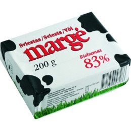 Sviestas MARGĖ, 83%, 200 g