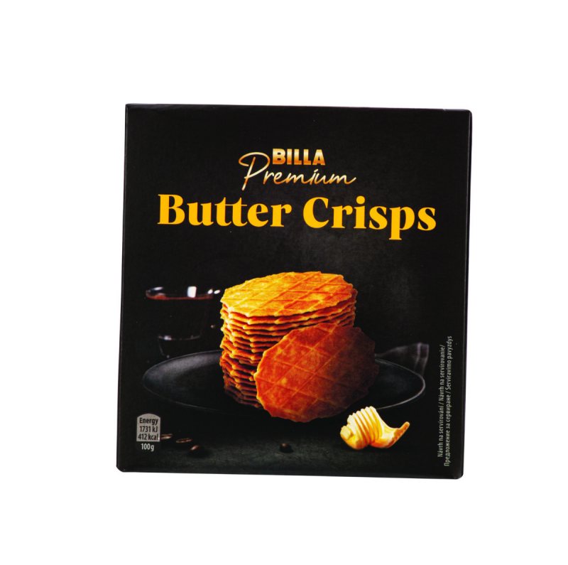 Sviestiniai vafliai BILLA PREMIUM, 250 g