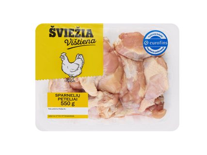 Švieži vištienos sparnelių peteliai, 550 g