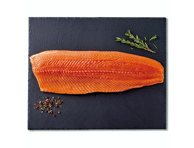 Šviežia upėtakių (lot. Oncorhynchus mykiss) filė su oda, 1 kg