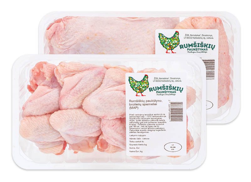 Šviežiai vištienai su kaulu RUMŠIŠKIŲ PAUKŠTYNAS, 500 g