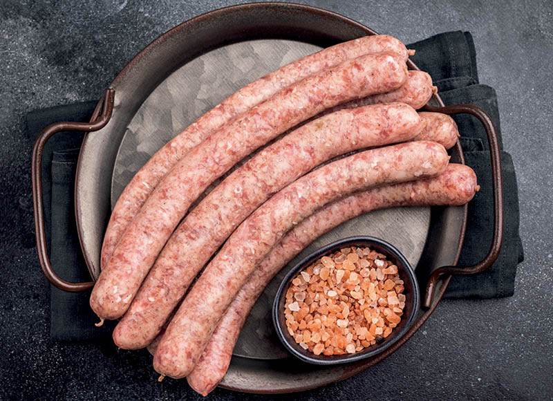 Šviežios kiaulienos dešrelės su kmynais, 1 kg