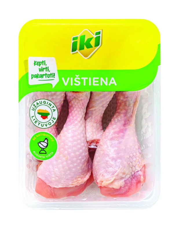 Šviežios viščiukų broilerių blauzdelės IKI be antibiotikų, 500 g