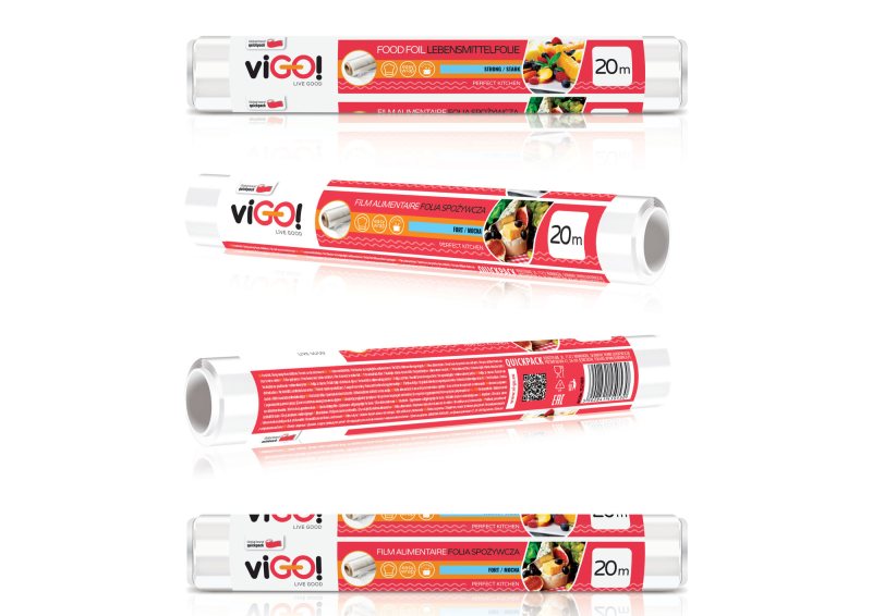 Šviežių produktų plėvelė viGO!, x 29 cm, 20 m