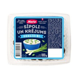 Svogūnų ir grietinės skonio kepta duona su česnaku, 180 g