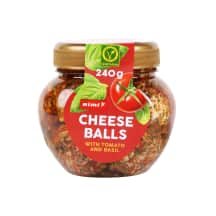 Šv.sūrio rutuliukai RIMI su pom.ir bazil., 240 g