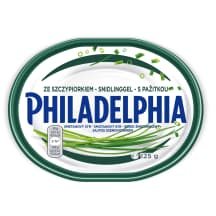 Švž. sūrio gam. PHILADELPHIA, l. česn., 125 g