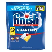 Tabletės indapl. FINISH QUANTUM LEMON, 40 vnt