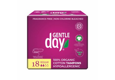 Tamponai GENTLE DAY REGULAR, 18 vnt., 18 vnt