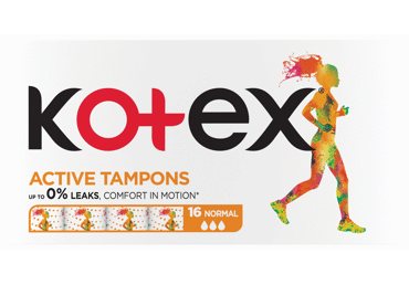 Tamponai KOTEX ACTIVE NORMAL, 16 vnt