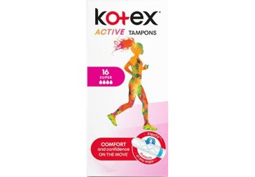 Tamponai KOTEX ACTIVE SUPER, 16 vnt