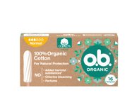 Tamponai O.B. ORGANIC NORMAL, 16 vnt., 16 vnt
