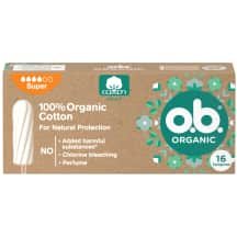 Tamponai OB ORGANIC SUPER, 16 vnt