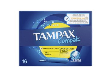 Tamponai TAMPAX Compak Regular, 16 vnt
