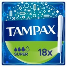 Tamponai TAMPAX SUPER, 18 vnt