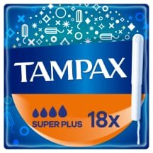 Tamponai TAMPAX SUPER PLUS, 18 vnt