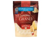 Tarkuotas kietasis ROKIŠKIO sūris GRAND, 37 % rieb. s. m., 100 g