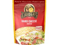 Tarkuotas kietasis sūris DŽIUGAS, 40 % rieb. s. m., 100 g