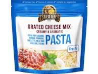 Tarkuotas sūris makaronams DŽIUGAS MIX, 42 % rieb. s. m., 200 g