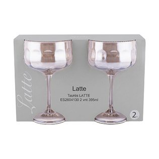 Taurės LATTE, /pak., art. ES2604130, 395 ml, 2 vnt