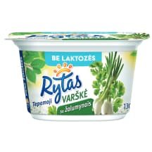 Tep. varškė be lakt. su žal. RYTAS, 17%, 130 g