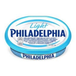 Tepamas varškės sūris PHILADELPHIA, LIGHT, 125 g