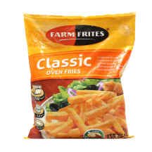 Ties. bulvytės kepti orkait. FARM FRITES, 750 g