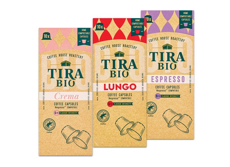 TIRA kavos kapsulės BIO (NESPRESSO), 10 vnt
