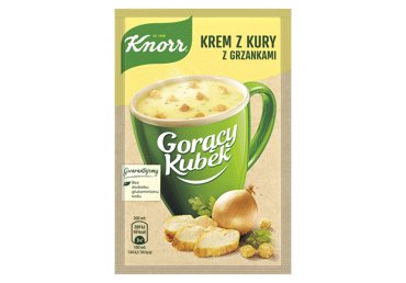Tiršta vištienos sriuba KNORR CUP-A-SOUP su skrebučiais, 16 g