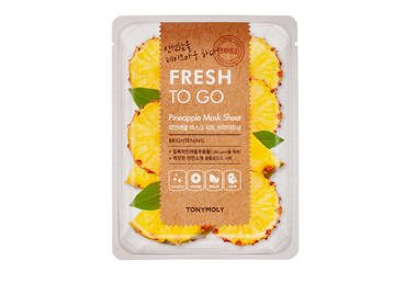 TONYMOLY Fresh To Go Pineapple Mask Sheet Lakštinė veido kaukė, 20 g