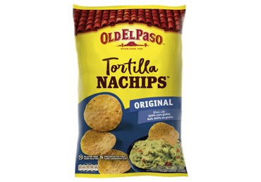 Tortilijų traškučiai NACHIPS OLD EL PASO, 185 g
